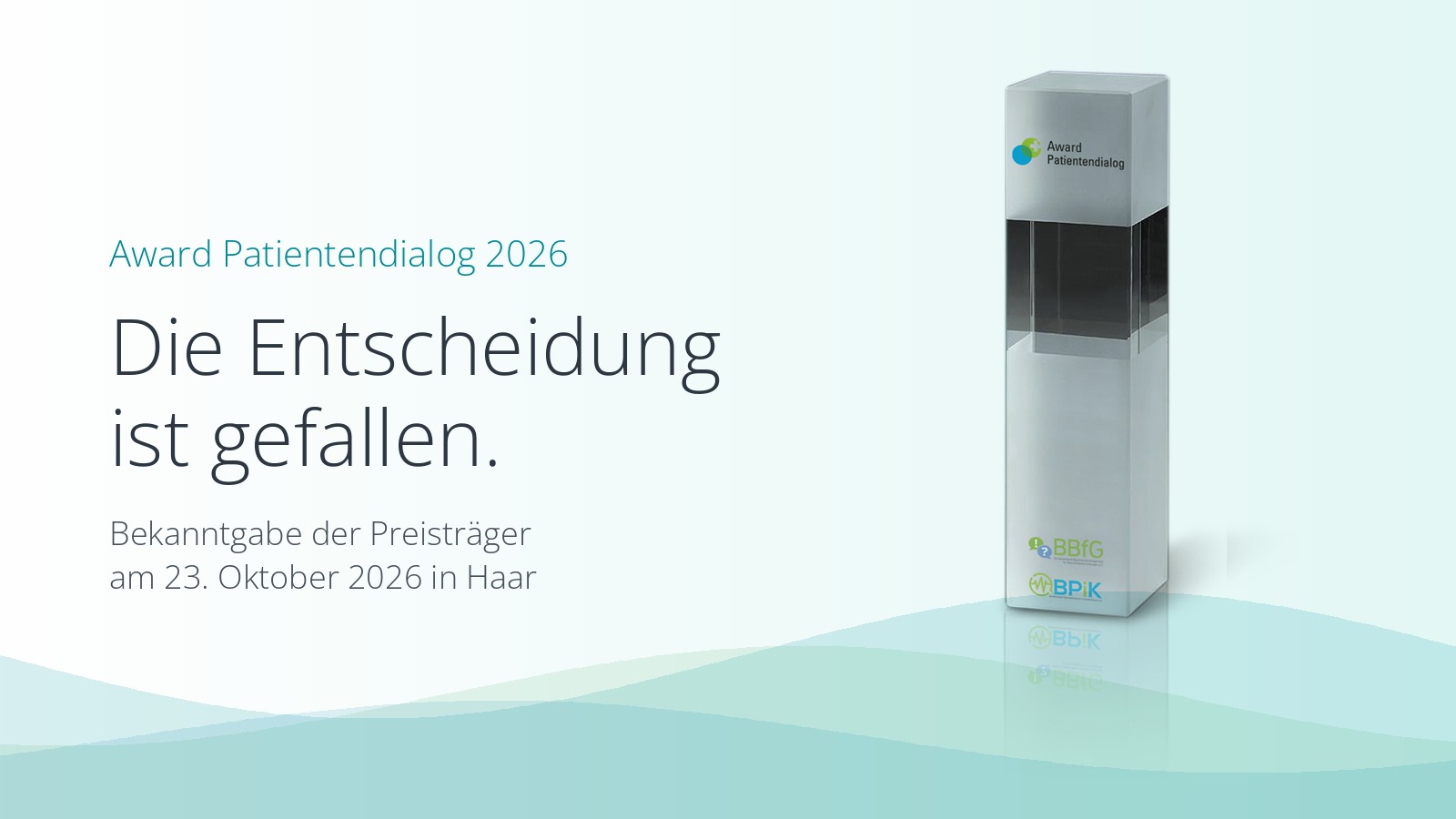 Award Patientendialog 2026 – Die Entscheidung ist gefallen