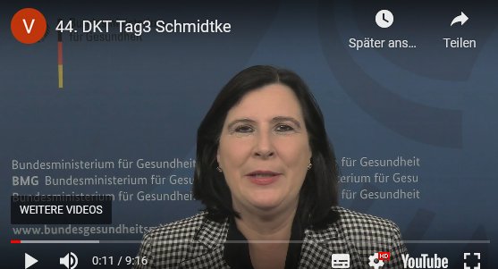 Prof. Dr. Claudia Schmidtke, Patientenbeauftragte der Bundesregierung, übernimmt erneut die Schirmherrschaft über den Award Patientendialog
